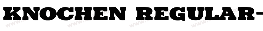 Knochen Regular字体转换